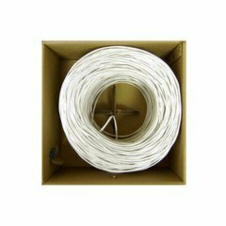 Swe-Tech 3C Security/Alarm Wire, White, 22/6 22AWG 6 Conductor, Stranded, CMR / Inwall rated, Pullbox, 1000ft FWT10K4-06912SH